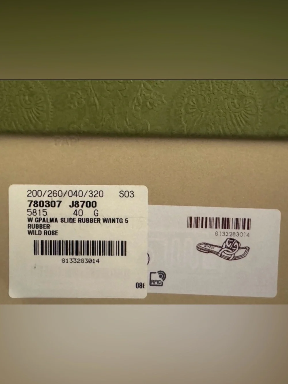 Gucci Wild Rose Slides with Interlocking GG - Size 40 (US 9) - Picture 6 of 7